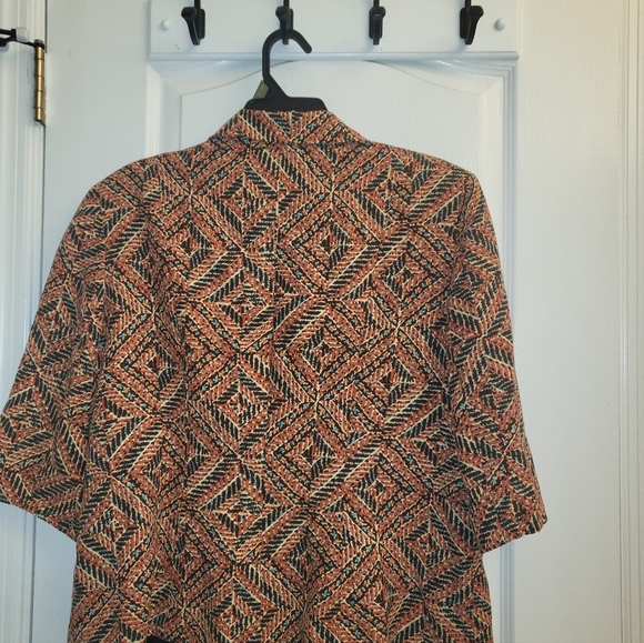 Pierre Cardin Women's Multicolor Geometric Blazer - Picture 2 of 3